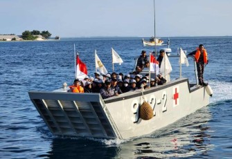 Pesantren kilat TNI AL diatas kapal