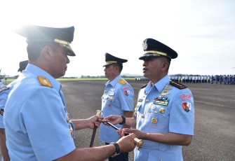 Pangkoopsud I Marsda TNI Bambang Gunarto saat Sertijab Danlanud ATS