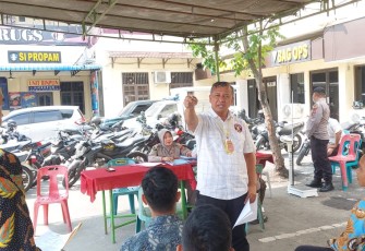 Aktivitas pendaftaran anggota Polri di Polrestabes Medan 
