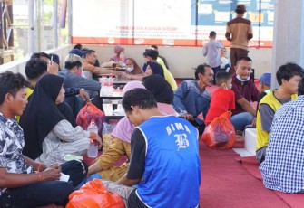 Lebaran bersama keluarga dan kerabat di lapas Cilegon 