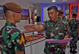 Latihan praktek Taruna AAL Korps Marinir 