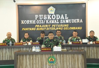 Danrem 023 KS Kolonel Inf Dodi Triwinarto 