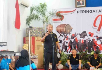 Peringatan hari buruh internasional di Pati 