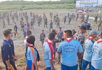 SMK KAL-1 ikut serta tanam mangrove 