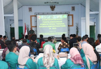 Komsos Cegah Tangkal Radikalisme dan Separatisme Tahun 2023 Kodim Ponorogo 