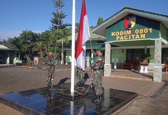 Upacara 17-an Kodim 0801/Pacitan 