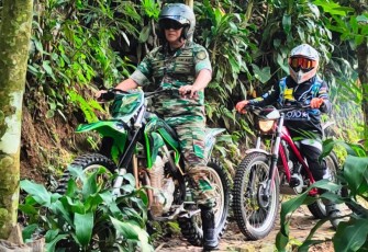 Dandim 0803/Madiun Letkol Inf Meina Helmi survey lokasi TMMD 