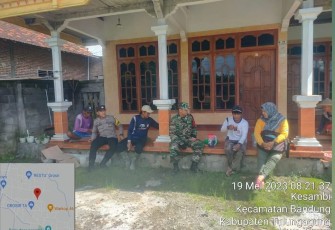 Serda Zairin Dengarkan Situasi Keamanan Wilayah 
