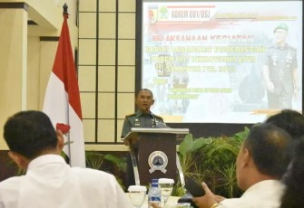 Komsos wilayah Madiun Raya di Korem 081/DSJ