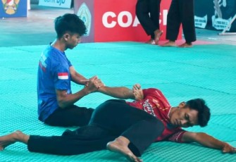 Atlet pencak silat Kodam V Brawijaya 