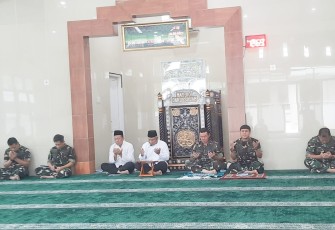 Doa bersama prajurit Koopsud I 