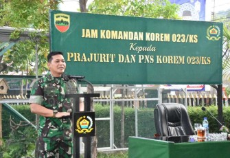 Danrem 023 KS Kolonel Inf Dodi Triwinarto 