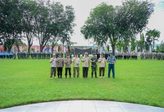 Apel Gelar Pasukan Kegiatan Penas KTNA XVI Tahun 2023