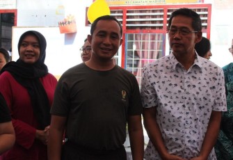 Kodim 1310/Bitung Gelar Bakti Sosial Berikan Vitamin Anak Stunting 