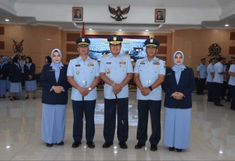 Dandepohar 90 Kolonel Tek Verry foto bersama usai sertijab