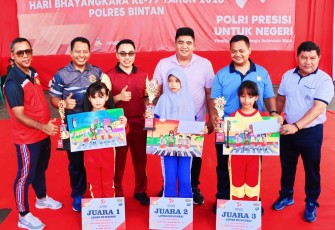 Polres Bintan Laksanakan Lomba Mewarnai 