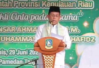 Gubernur Ansar Jadi Khatib Salat Idul Adha 1444 Hijriah 