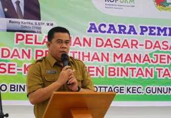 50 Pengurus Koperasi di Bintan Dapatkan Pelatihan Dasar dan Managemen Resiko Koperasi 