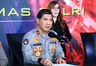 Brigjen Pol Ahmad Ramadhan saat memberikan keterangan pers