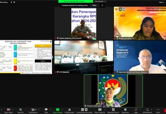 Perencanaan Strategis 2024 RKPD Provinsi NTB secara virtual di Jakarta, Jum'at (7/7)
