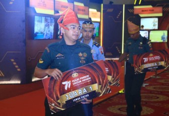 Prajurit TNI AD Raih Penghargaan Lomba Konten Kreatif 