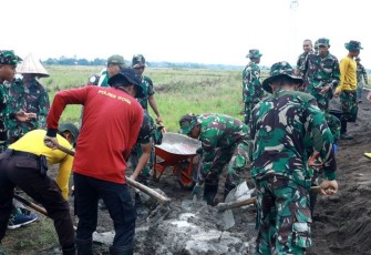 Pelaksanaan TMMD ke 117 Kodim 1426/Takalar 