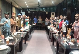 Silaturahmi bersama mahasiswa asal Papua di Mapolrestabes Makassar, Selasa (18/7)