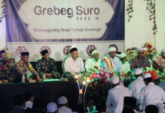 Tabligh Akbar dan Gema Sholawat Malam Tahun Baru Hijrah 1445 H di Kabupaten Trenggalek, Selasa (18/7)