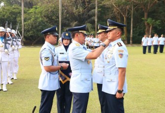 Pangkoopsud I Marsda TNI Bambang Gunarto saat sertijab Dankosek IKN Jakarta 