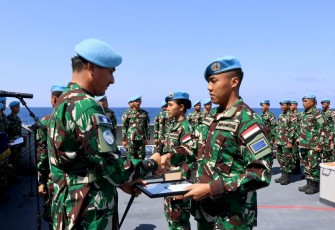 Prajurit teladan Satgas MTF Konga XXVIII-N 
