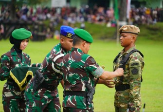 Penutupan Latsarmil Komcad TA 2023 di Mako Rindam I/BB, Senin (31/7)