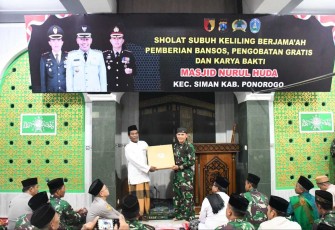 Program suling Kodim dan Polres Ponorogo, Selasa (1/8)
