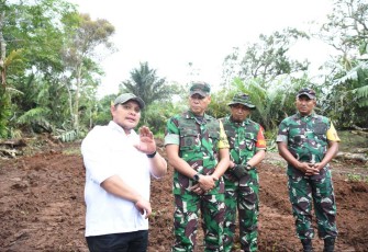 Tim Wasev TNI AD Tinjau Pelaksanaan TMMD ke 117 Kodim 0212/Tapsel