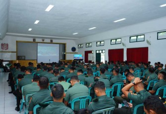 Sosialisasi TWP AD di Menarmed 2 Kostrad, Selasa (8/8)