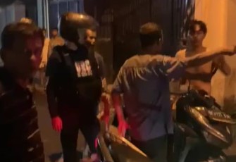 Penangkapan anggota Genk motor bersenjata tajam di Medan