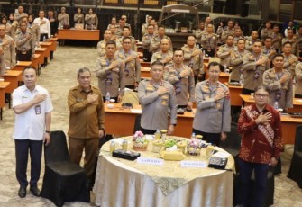 Musrembang Renja Polda Sumut, di hotel Le Polonia Medan, Senin (14/8)