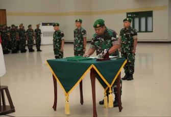 Sertijab PJU Kodam I/BB di Makodam, Senin (14/8)