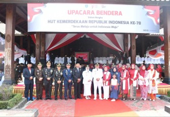 Upacara HUT Kemerdekaan RI ke 78 di Kabupaten Ponorogo, Kamis (17/8)