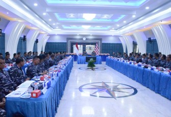 Rasko TNI AL di Wisma Elang Laut Jakarta