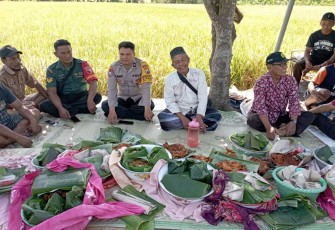 Ritual Methil Mbok Sri di wilayah desa binaan, Jum'at, (28/5)