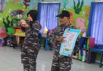Penyuluhan Kesehatan Gigi dan Mulut di TK Hang Tuah 3 Surabaya, Jum'at (25/8)