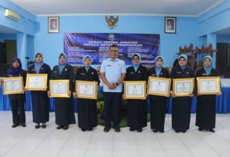 Sertijab Kasatdik Yayasan Hang Tuah Cabang Surabaya, Rabu (30/8)