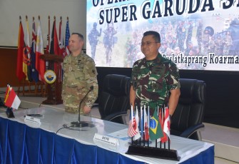 Danguspurla Koarmada II buka latihan Operational Stafex dan Amphibious Exercise Super Garuda Shield 2023