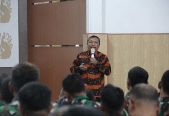 Sosialisasi Penerimaan Mahasiswa Baru Universitas Merdeka di Kodim Madiun, Kamis (31/8)