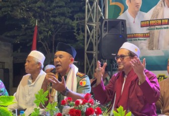Danrem 081/DSJ Kolonel Inf H. Sugiyono saat memimpin doa, Jum'at (8/9)