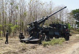 Latihan UST Tingkat Baterai Prajurit Menarmed 2 Kostrad di Ngawi, Minggu (24/9)