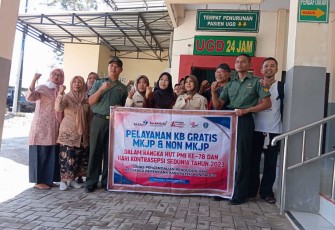 Pekan Layanan KB Serentak Wilayah Kodim 0802/Ponorogo 