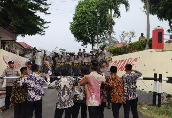 Polres Kepahiang Gelar Simulasi Sispam Mako 