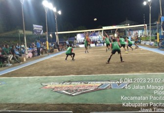 Turnamen Bola Volly Antar Desa