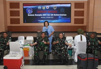 Donor darah peringati HUT ke-60 Koharmatau, Jum'at (13/10)
